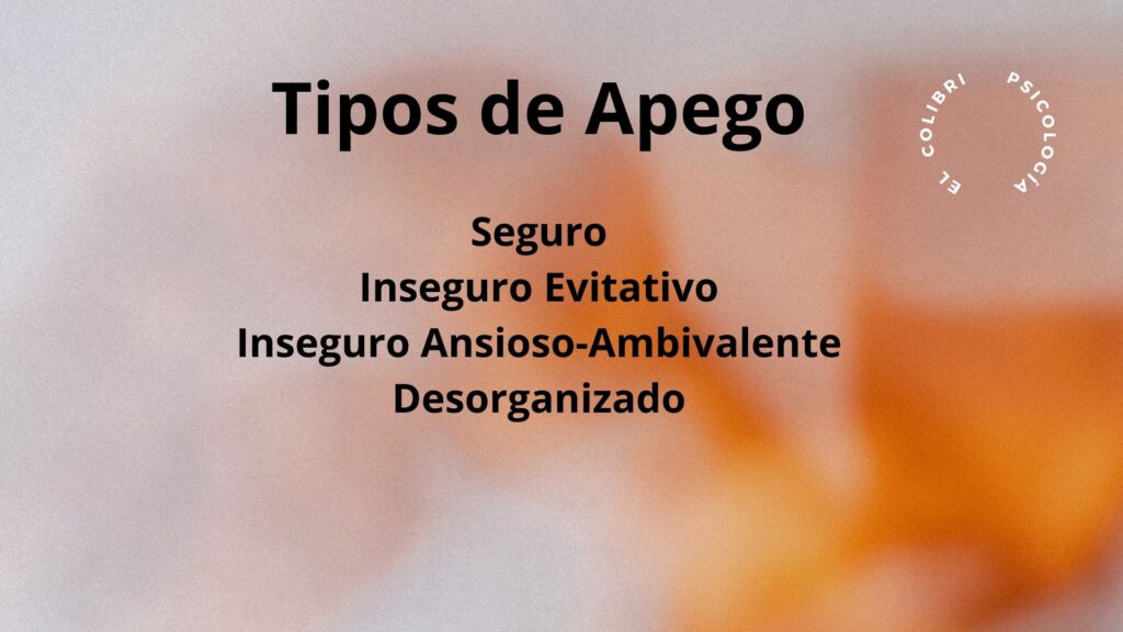 Tipos de Apego. Apego Inseguro